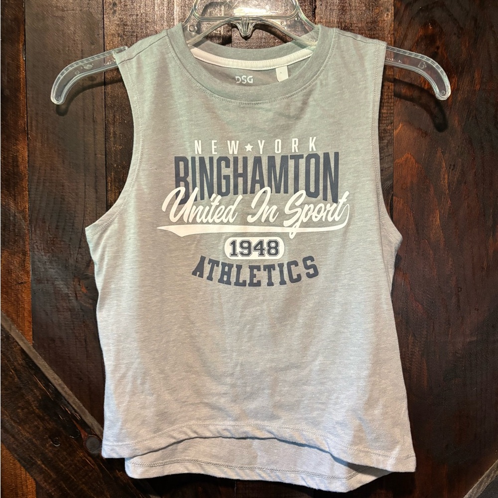Gray Athletic Tank Top kids